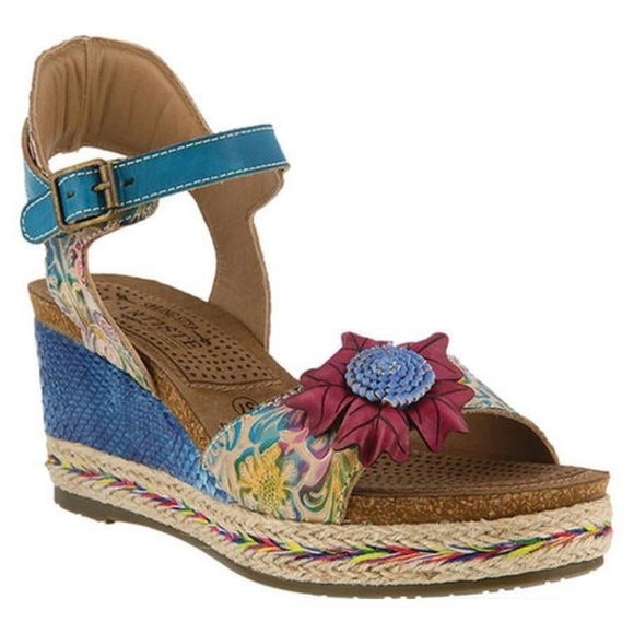 L'Artiste Shoes - L'Artiste 40 Annmarie Bohemian Wedge Sandals